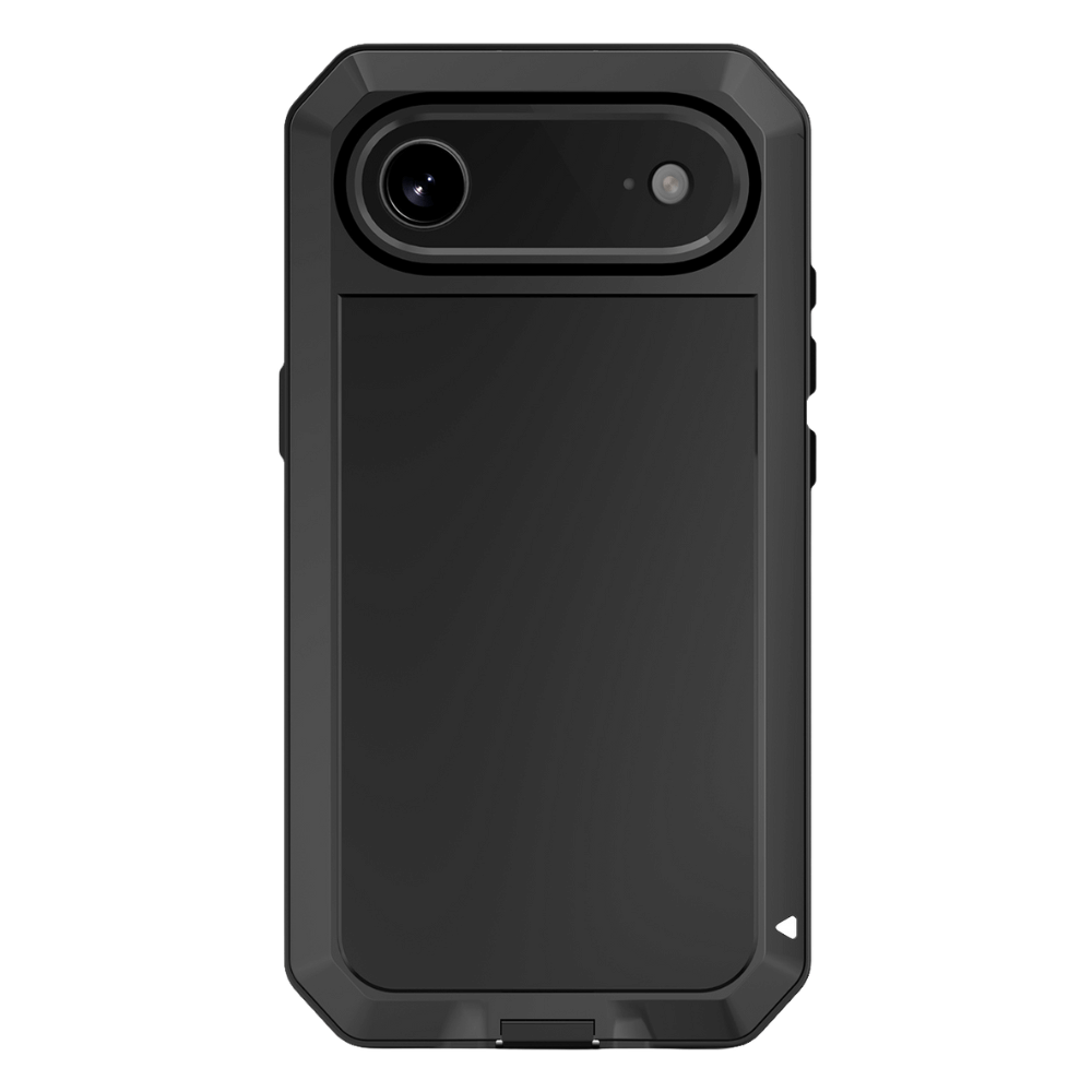 Titan Heavy Duty Metal iPhone Case For 14-17 Series Black iPhone Air