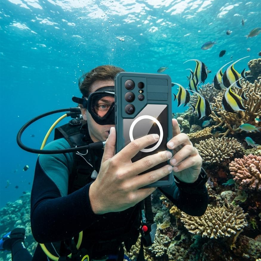 Imperium Waterproof Magnetic Galaxy Case