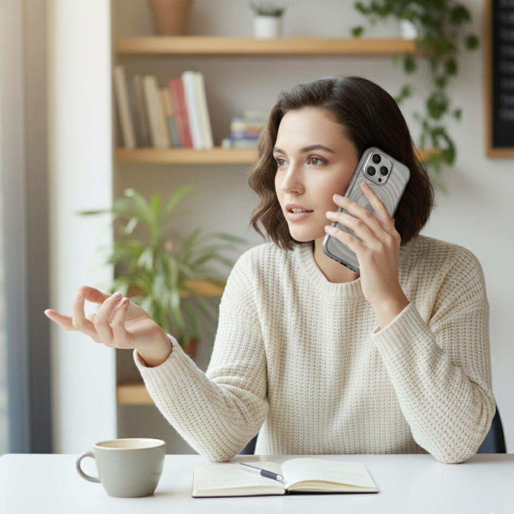 Unda Slim Shockproof Clear iPhone Case With Airbag Corners