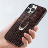 Adepto Leather iPhone Case With Ring