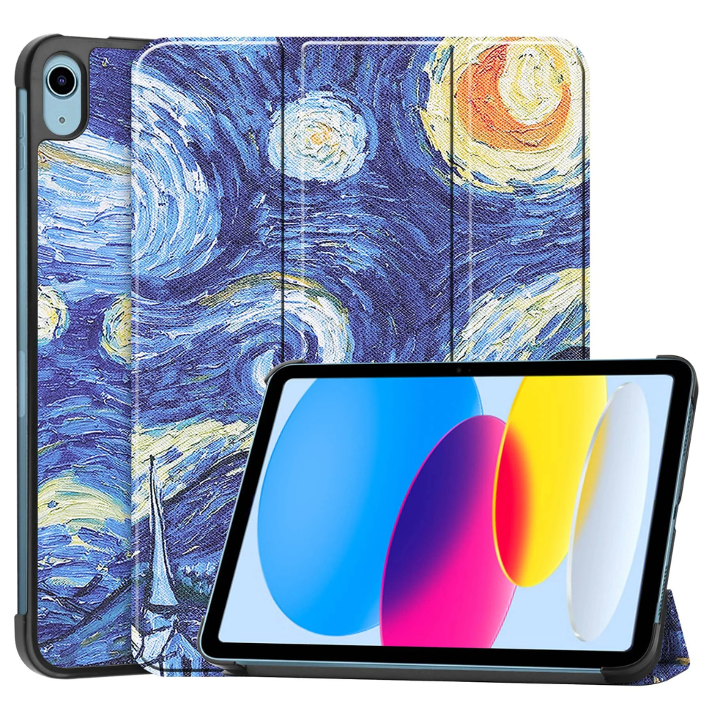 Lugeo Tri-Fold Shockproof Leather iPad Case- Astra Cases
