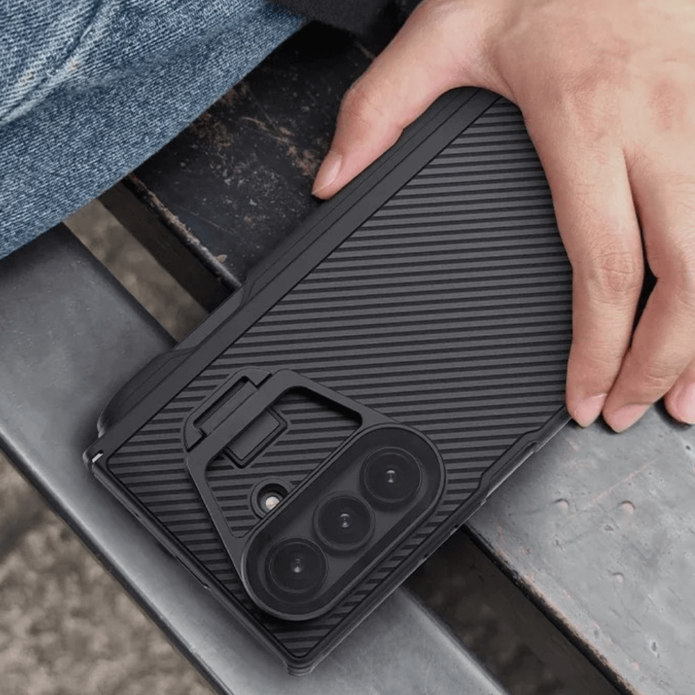 Parvus Shockproof Matte Case For Galaxy Z Fold 7 With S-Pen Holder