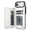 Vistor Leather Flip Wallet Case For iPhone 17 Series White iPhone Air
