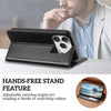 Civis Leather Wallet Flip iPhone Case