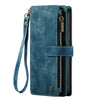 Saevio Magnetic Leather iPhone Case Blue