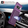 Abeo Shockproof Leather Wallet Case For Google Pixel