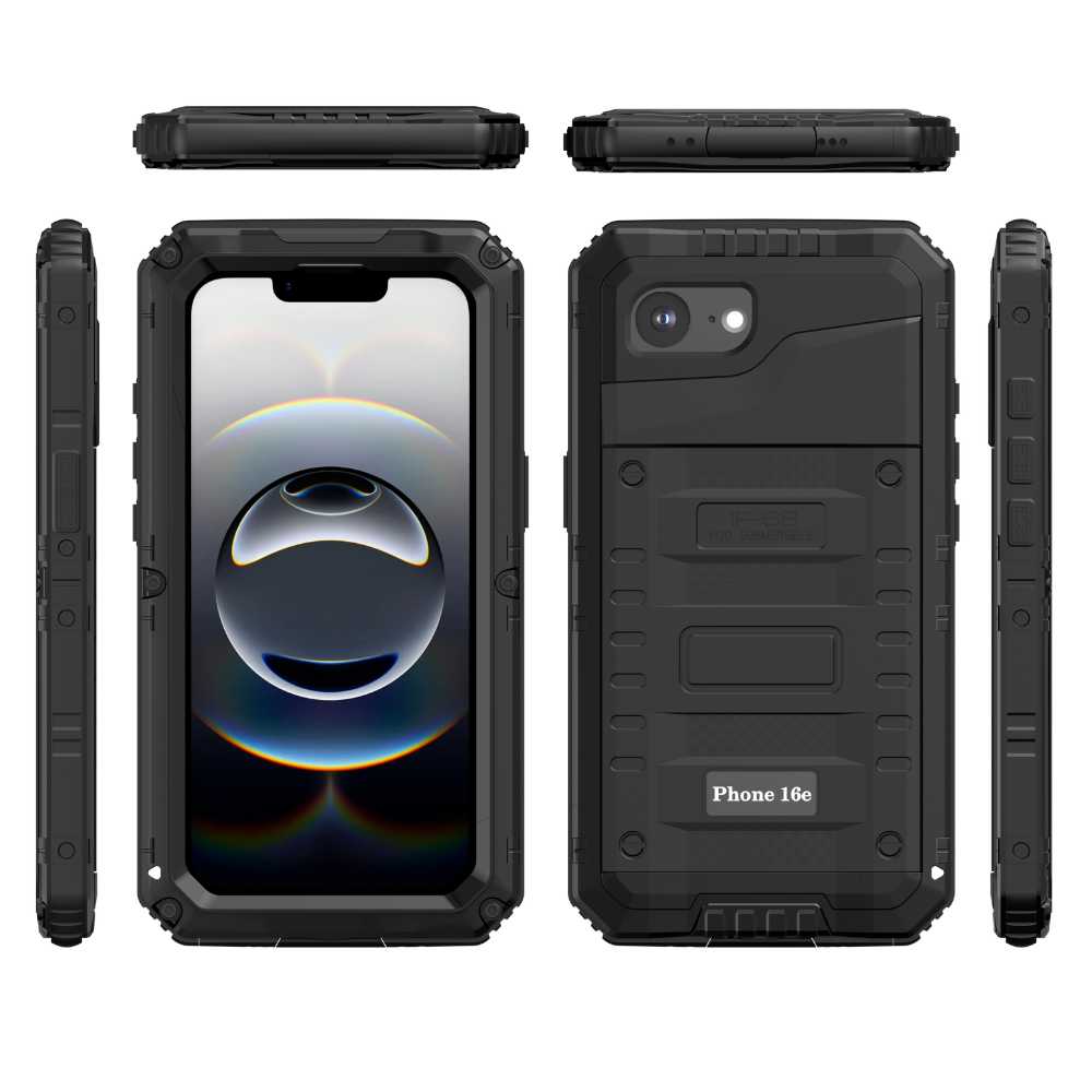 Celare Waterproof Armor iPhone Case Black