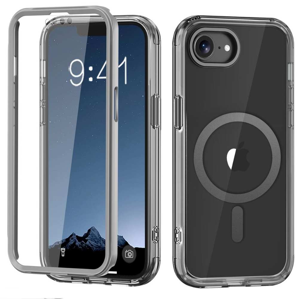 Advoco Shockproof MagSafe iPhone Case With Screen Protector Grey