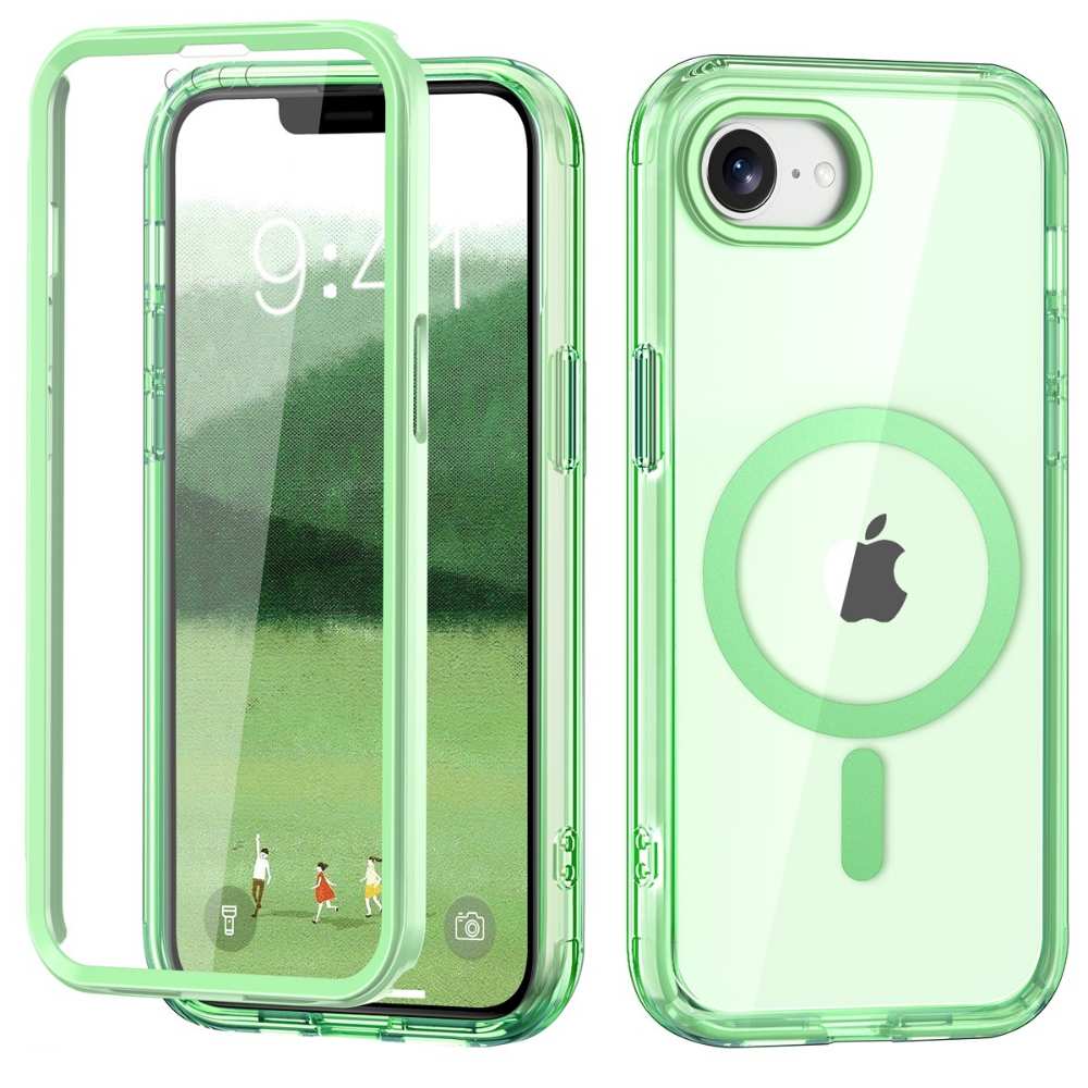 Advoco Shockproof MagSafe iPhone Case With Screen Protector Green