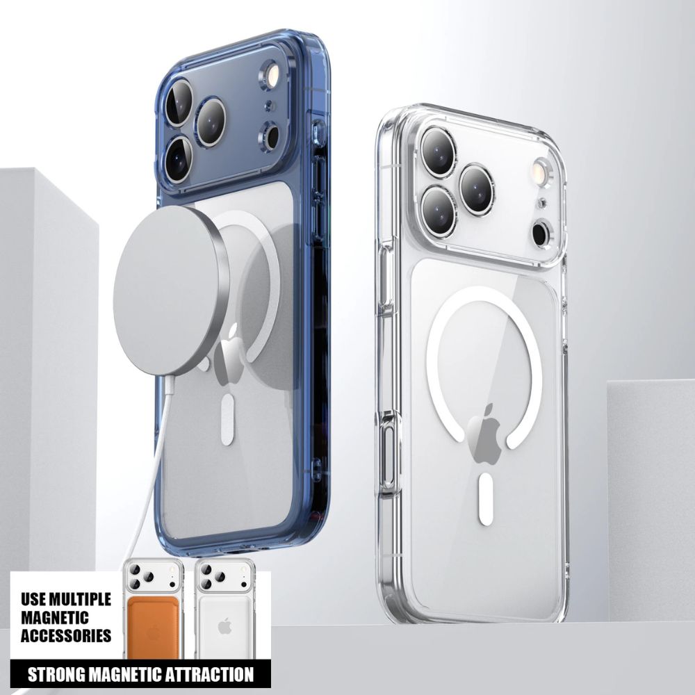 Cavus Clear Shockproof MagSafe iPhone Case
