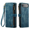 Saevio Magnetic Leather iPhone Case Blue iPhone Air