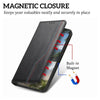 Civis Leather Wallet Flip iPhone Case