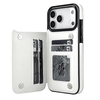Vistor Leather Flip Wallet Case For iPhone 17 Series White