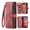 Eligo Leather Wallet Case for Galaxy Z Fold Red Galaxy Z Fold 7 Without Pen Holder