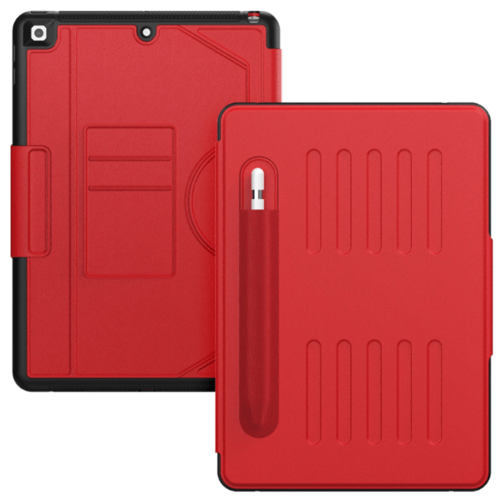 Caecus Ultra-Thin Protective iPad Case With Magnetic Stand Red