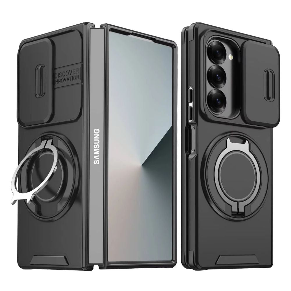 Defensio Galaxy Z Fold Rugged Magnetic Case Black
