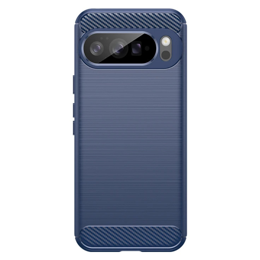 Mollis Slim Soft Google Pixel Case With Brushed Texture Blue