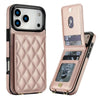 Devoco Leather Wallet iPhone Case With Card Holder Rose Gold