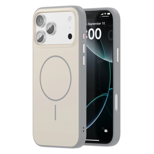 Polus Slim Magnetic Charging Shockproof iPhone Case Grey