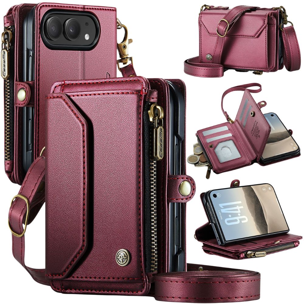 Cervus RFID Blocking Wallet Case With Crossbody Strap And Lanyard