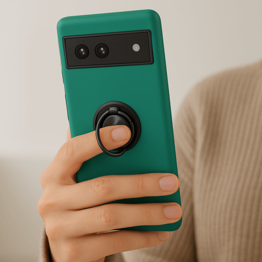 Pateo Shockproof Case For Google Pixel With Ring Holder