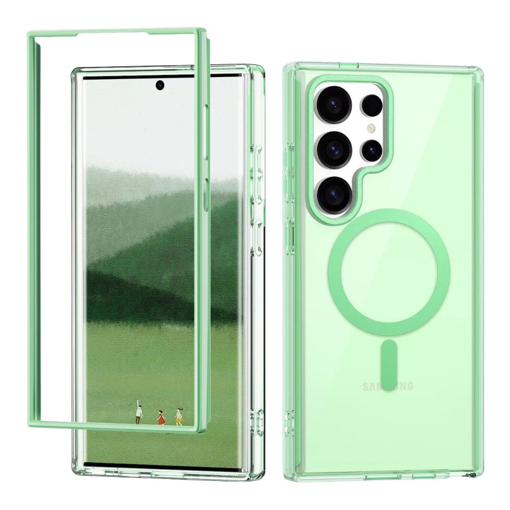 Aetas Shockproof MagSafe Galaxy Case Green