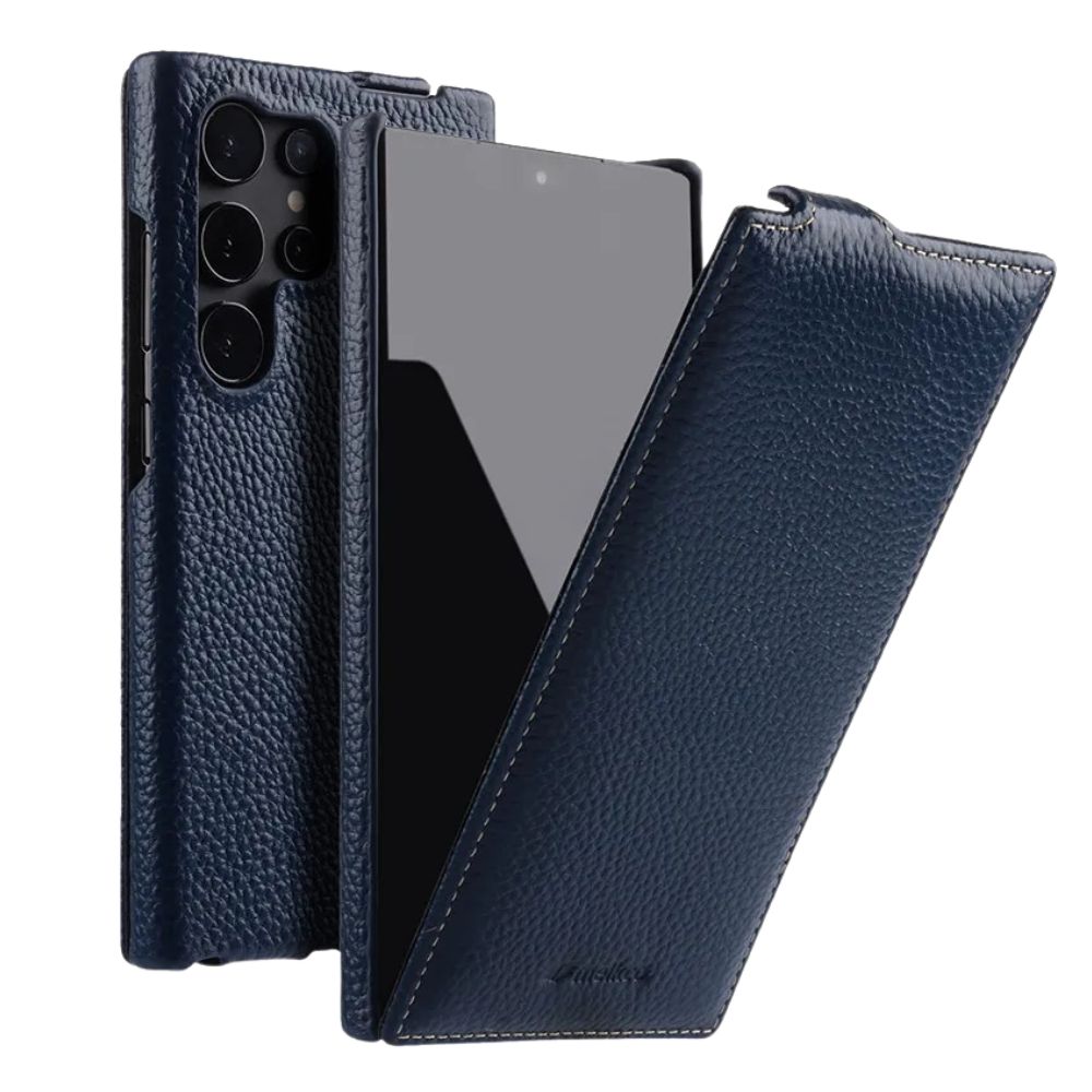 Efficio Flip Leather Galaxy Case Blue