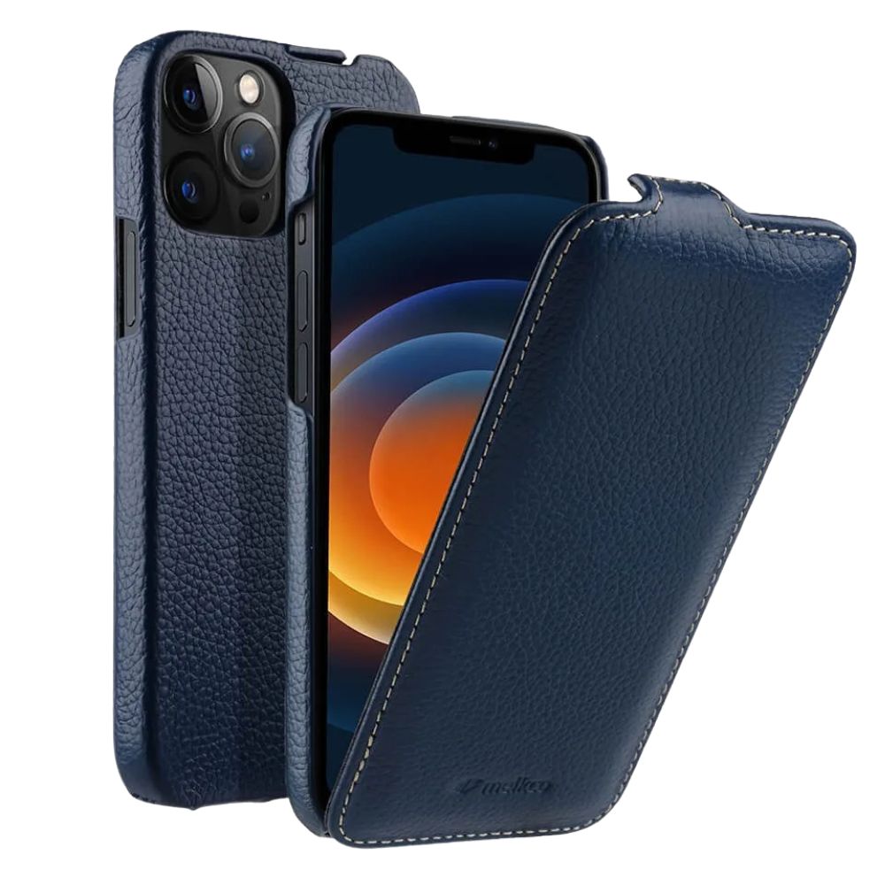 Effervo Flip Leather iPhone Case Blue