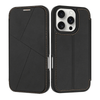Refero Leather Wallet iPhone Case Black