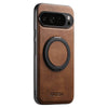Callidus Leather Case With Built-in Kickstand For Google Pixel Brown