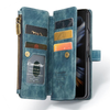 Eligo Leather Wallet Case for Galaxy Z Fold Blue