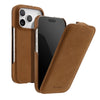 Edoceo MagSafe Flip Leather iPhone Case Classic Vintage Brown