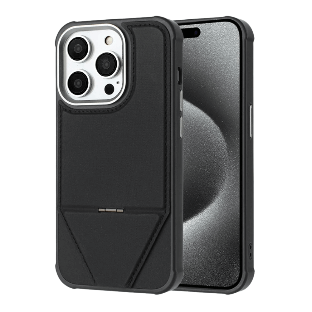 Sedo Shockproof Leather iPhone Case Black