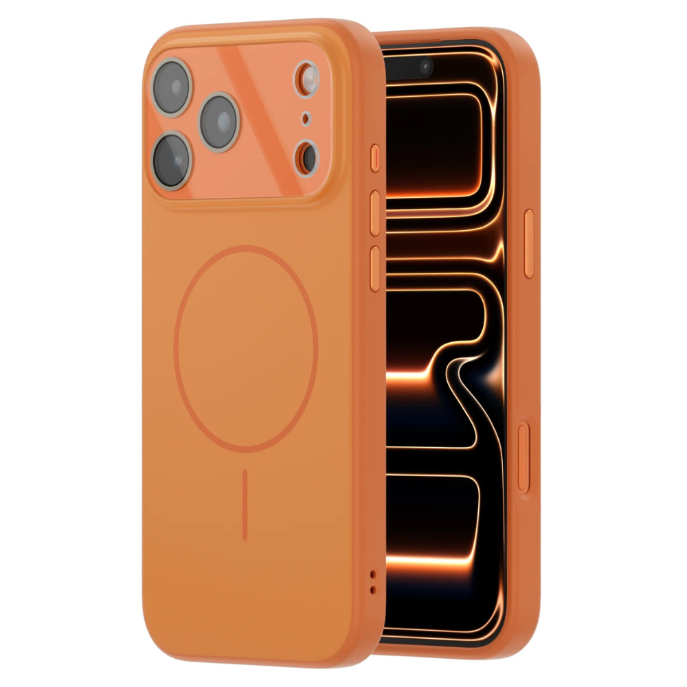 Magna Slim Magnetic Shockproof iPhone Case Orange