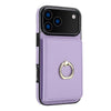 Laeve Wallet Case For iPhone Purple
