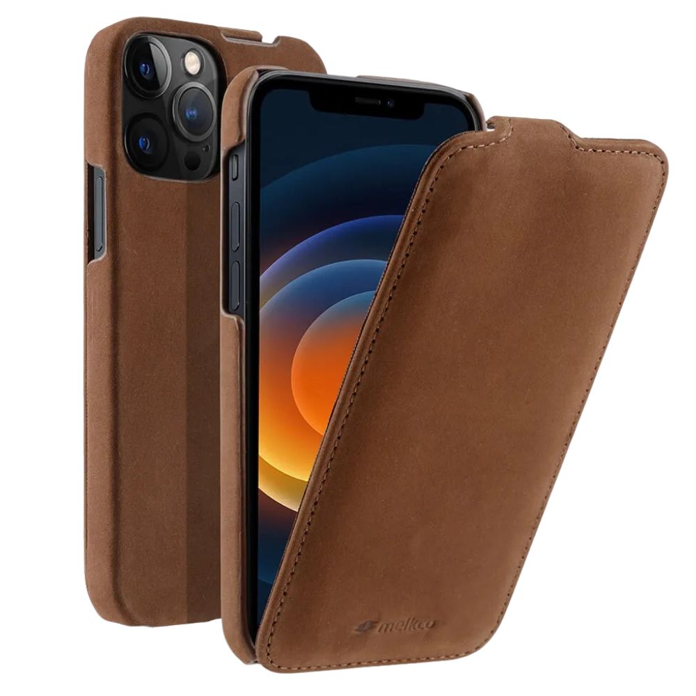 Effervo Flip Leather iPhone Case Classic Vintage Brown