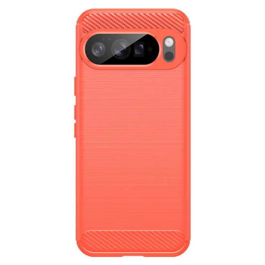 Mollis Slim Soft Google Pixel Case With Brushed Texture Red