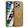 Unda Slim Shockproof Clear iPhone Case With Airbag Corners Brown