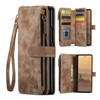 Eligo Leather Wallet Case for Galaxy Z Fold Brown Galaxy Z Fold 7 Without Pen Holder