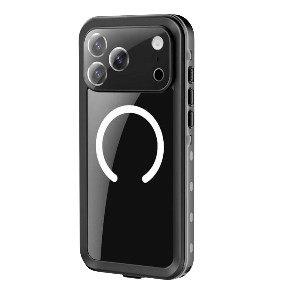 Ala Magsafe Pro Transparent Waterproof Case for iPhone Series 14-18 Black
