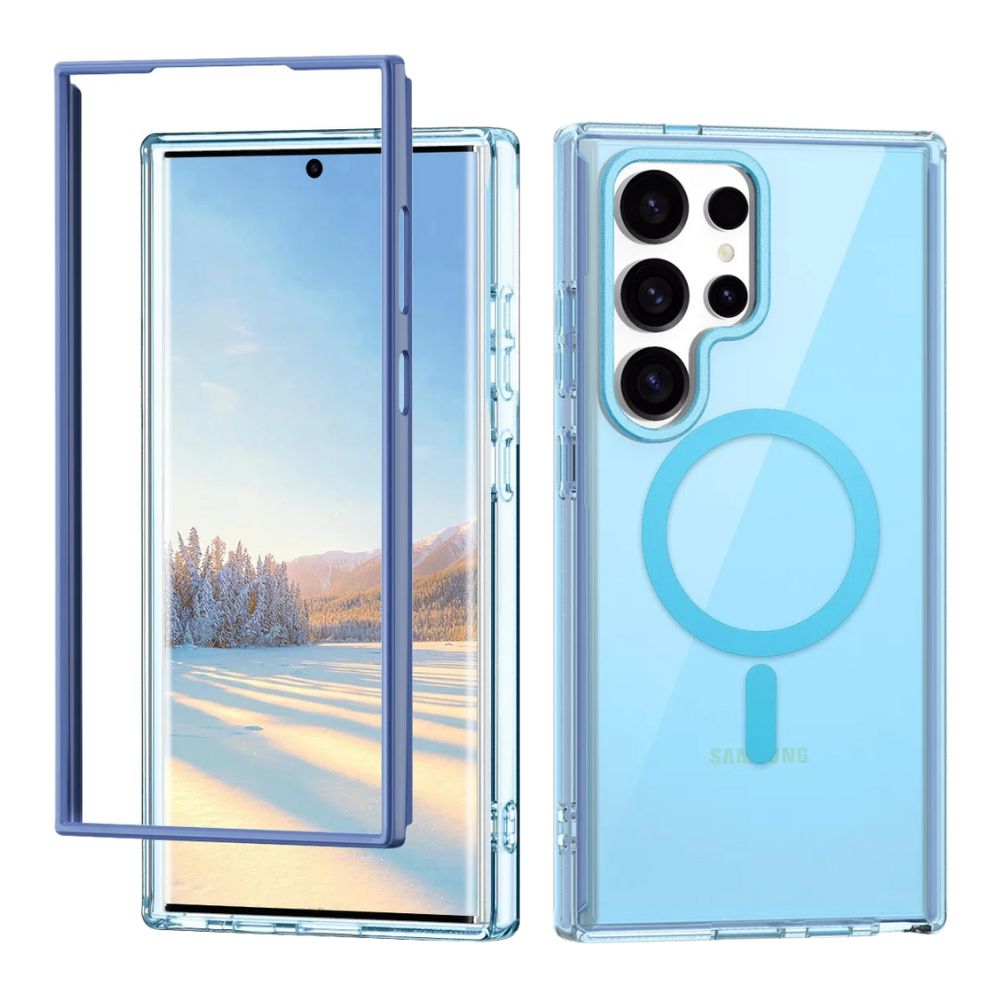 Aetas Shockproof MagSafe Galaxy Case Blue