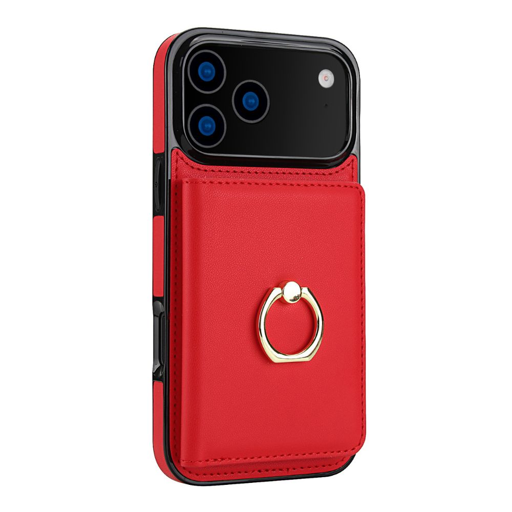 Laeve Wallet Case For iPhone Red