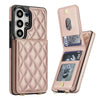 Claudo Leather Wallet Case for Galaxy S Series With Card Holder Rose Gold
