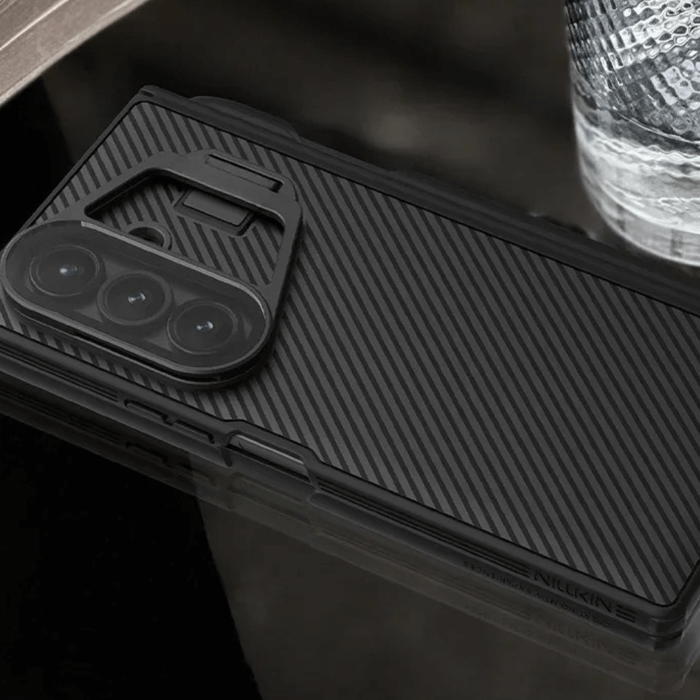Parvus Shockproof Matte Case For Galaxy Z Fold 7 With S-Pen Holder