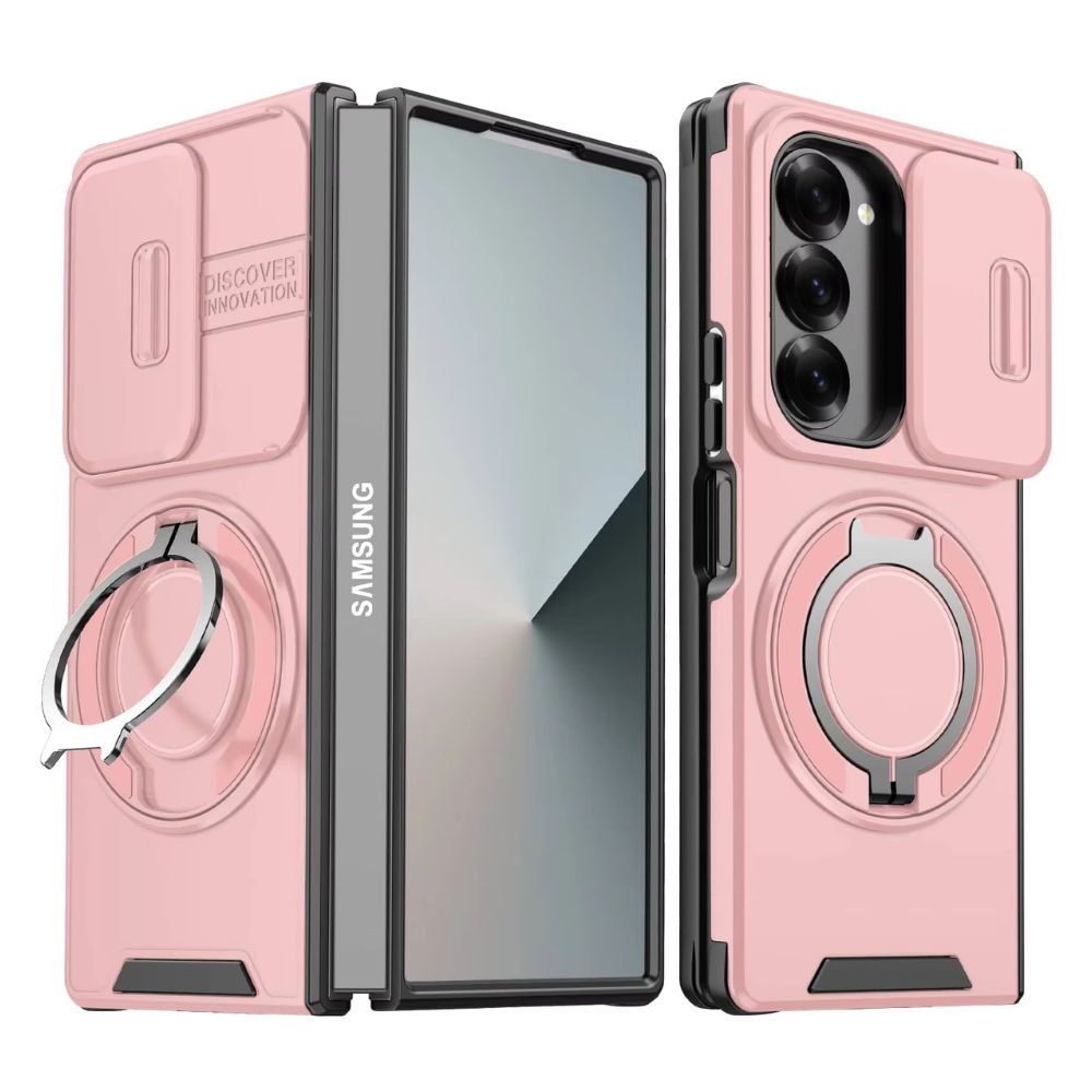 Defensio Galaxy Z Fold Rugged Magnetic Case Pink