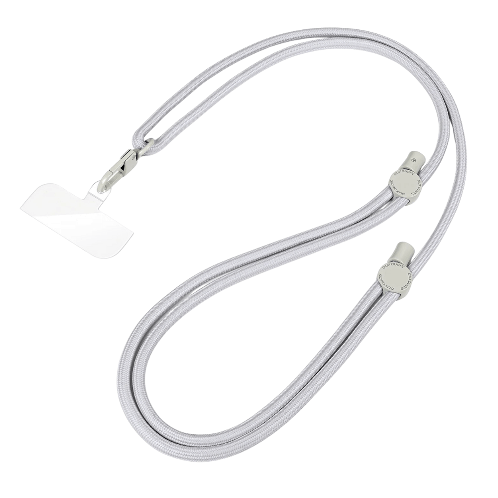 Accendo Adjustable Crossbody Phone Lanyard Grey