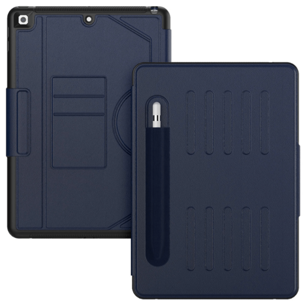 Caecus Ultra-Thin Protective iPad Case With Magnetic Stand Blue