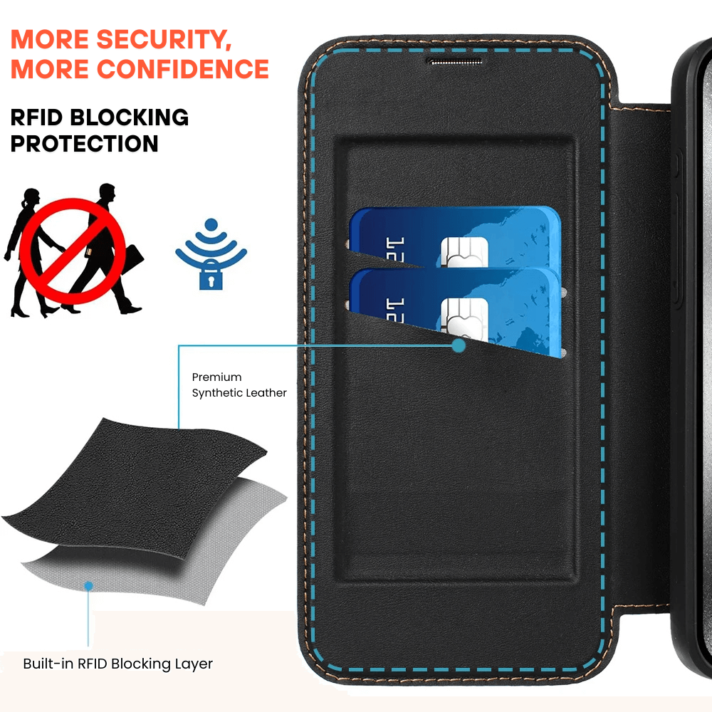 Refero Leather Wallet iPhone Case