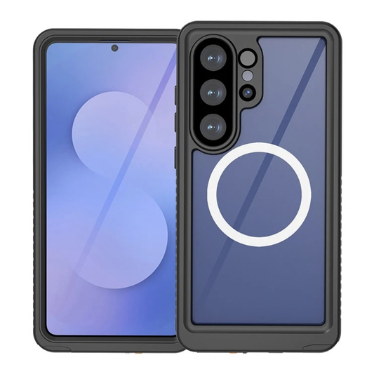 Vae MagSafe Waterproof Galaxy Case Clear Black