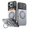 Aurum Shockproof iPhone Case With Kickstand Grey